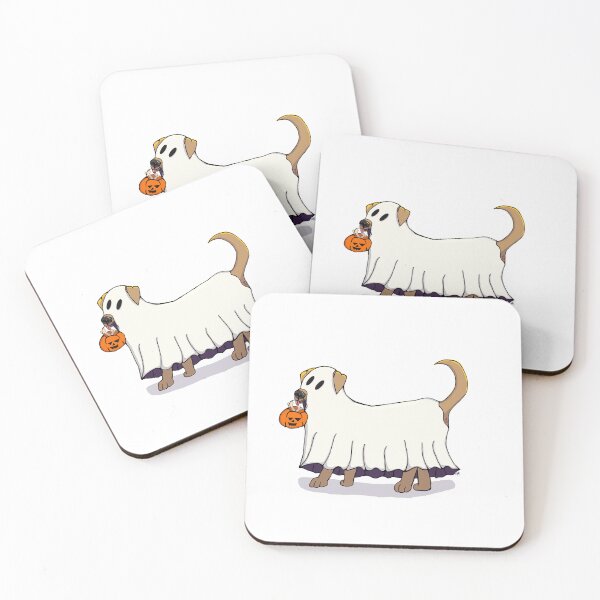 Item preview, Ghost Dog Comes Looking for Treats! designed and sold by kindaavidartist.