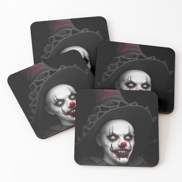Item preview, Scary Clown with sharp teeth designed and sold by 3DogKnight.