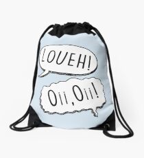 Loueh! Oi, Oi! - light blue Drawstring Bag