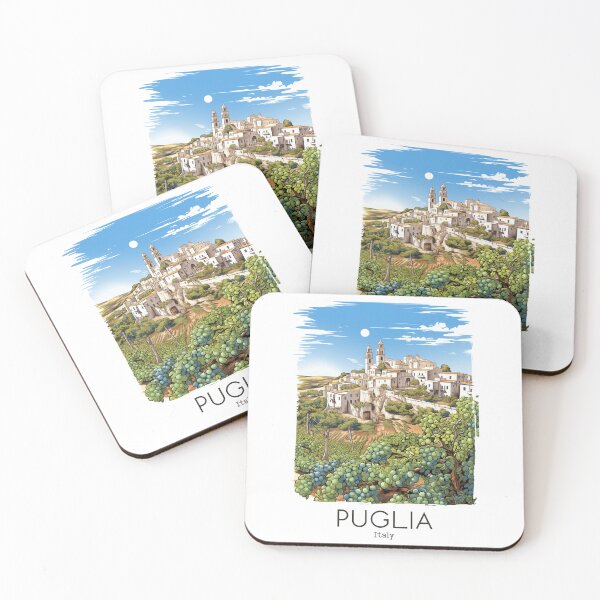 Item preview, A Vintage Travel Illustration of Puglia - Italy  designed and sold by GoodOldVintage.