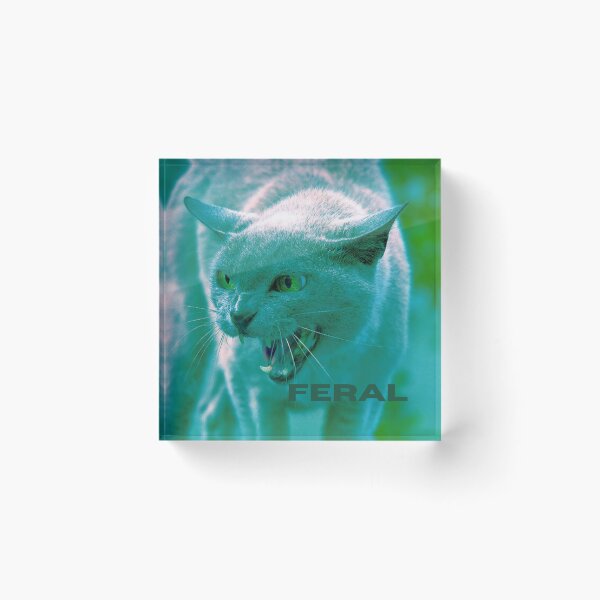 Item preview, Feral Cat Showing Teeth designed and sold by selahrae.