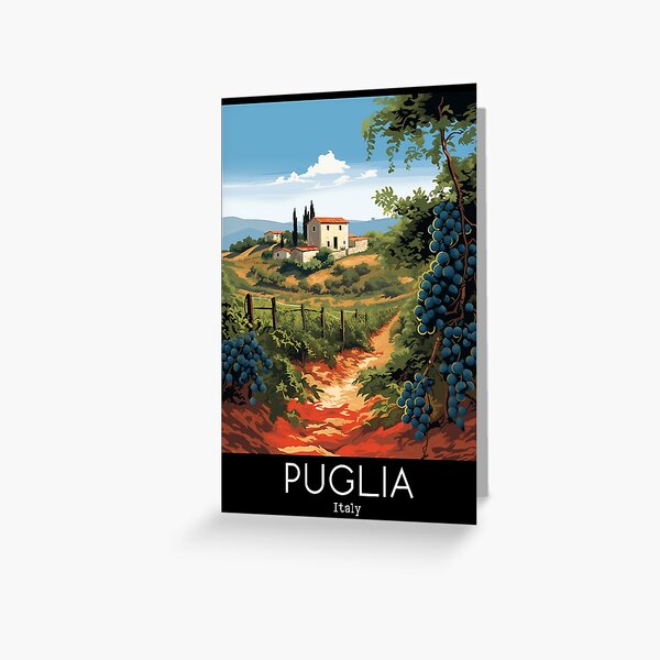 Item preview, A Vintage Travel Illustration of Puglia - Italy  designed and sold by GoodOldVintage.