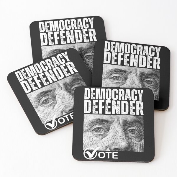 Item preview, Democracy Defender Vote Democratic Political Design designed and sold by EarthArtDesigns.