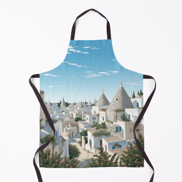 Item preview, A Vintage Travel Illustration of Alberobello - Italy designed and sold by GoodOldVintage.