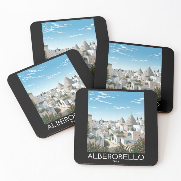 Item preview, A Vintage Travel Illustration of Alberobello - Italy  designed and sold by GoodOldVintage.