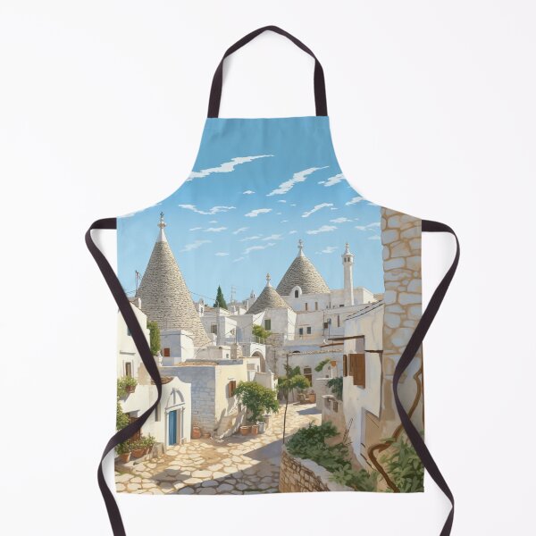 Item preview, A Vintage Travel Illustration of Alberobello - Italy designed and sold by GoodOldVintage.