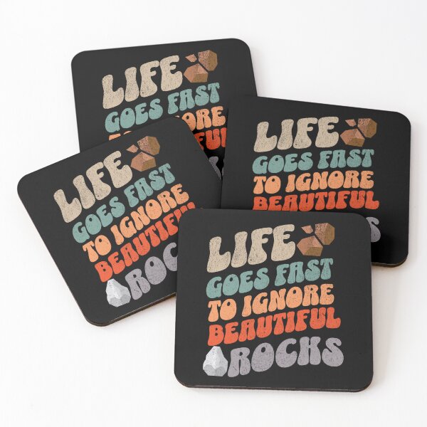 Item preview, Life Goes Fast To Ignore Beautiful Rocks-Geologist Rockhounding Collecting Rocks  designed and sold by HosvPrint .s.