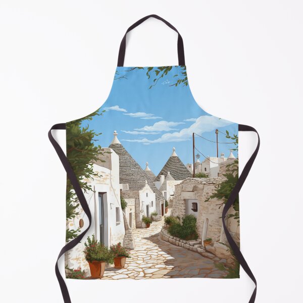 Item preview, A Vintage Travel Illustration of Alberobello - Italy designed and sold by GoodOldVintage.