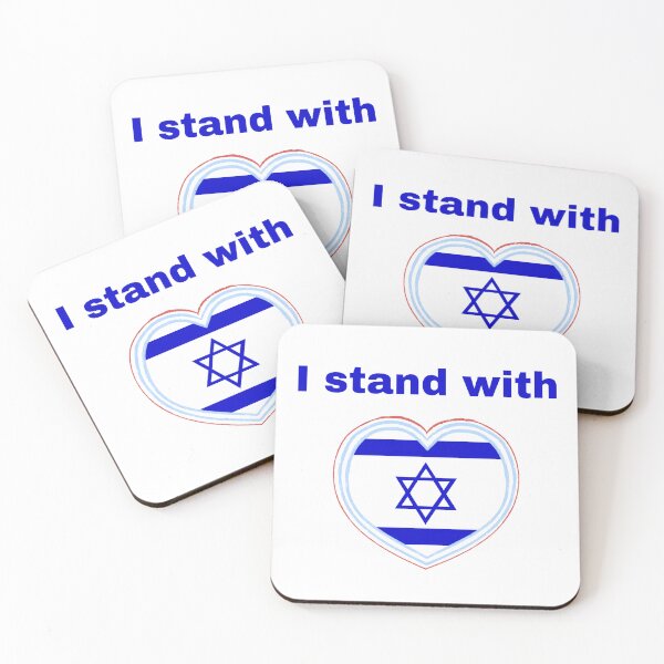 Item preview, Israeli Support I Stand with Israel designed and sold by NJGDesigns.