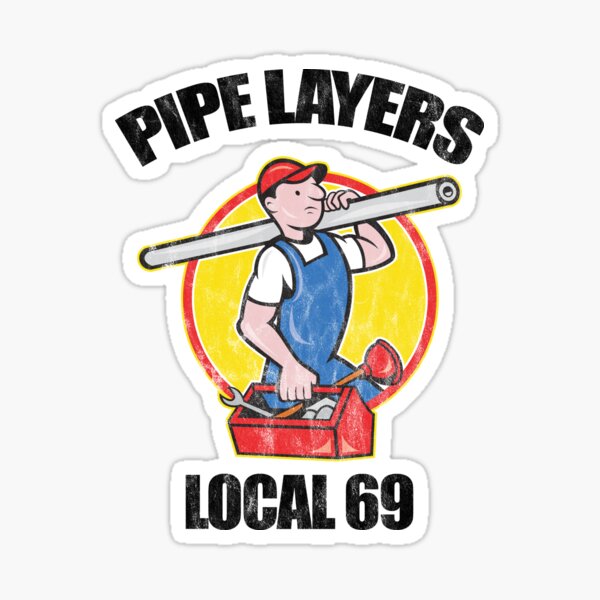Artikel-Vorschau von Rohrleger Local 69 Lustiger Klempner HVAC Elektriker Reparaturmann, designt und verkauft von ericthemagenta.