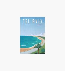 Vintage Tel Aviv Israel Travel Art Board