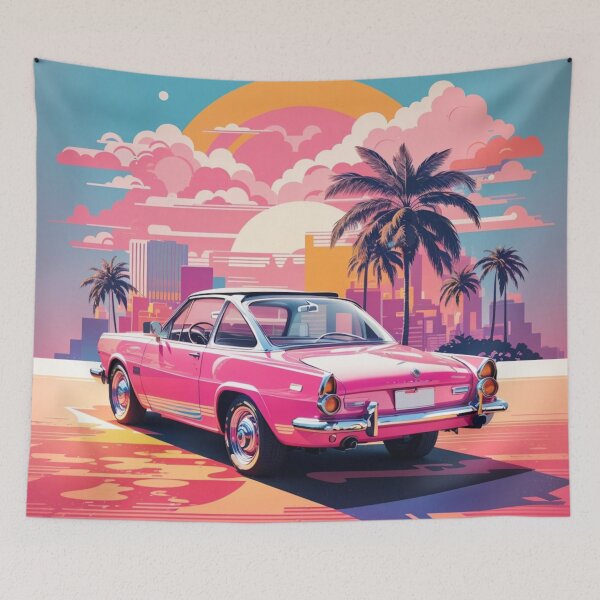 Item preview, 001 Classic Car in California Street designed and sold by Alexis Art Collection.