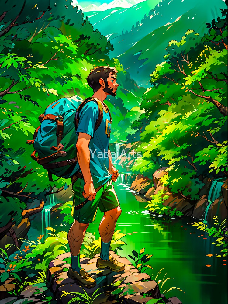 Anime, jungle, temple, fish, princess, waterfall, HD, 4K, AI Generated Art  - Image Chest - Free Image Hosting And Sharing Made Easy