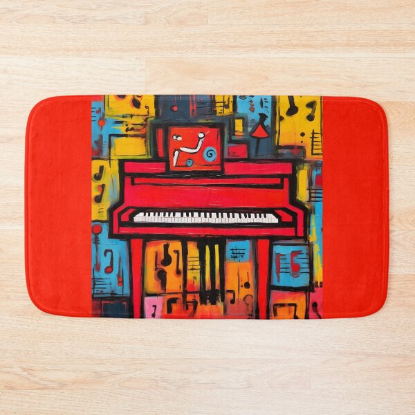 Item preview, Piano Urban Symphony - Abstract Melodies of AI Inspired Street Art and Pop Art designed and sold by OlfactoART Studio.