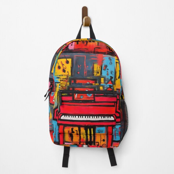 Item preview, Piano Urban Symphony - Abstract Melodies of AI Inspired Street Art and Pop Art designed and sold by OlfactoART Studio.