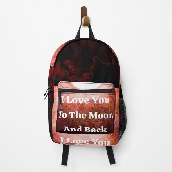 Item preview, Te amo hasta la luna y de regreso - Ilustración de luz de luna roja designed and sold by SoulArtSara.