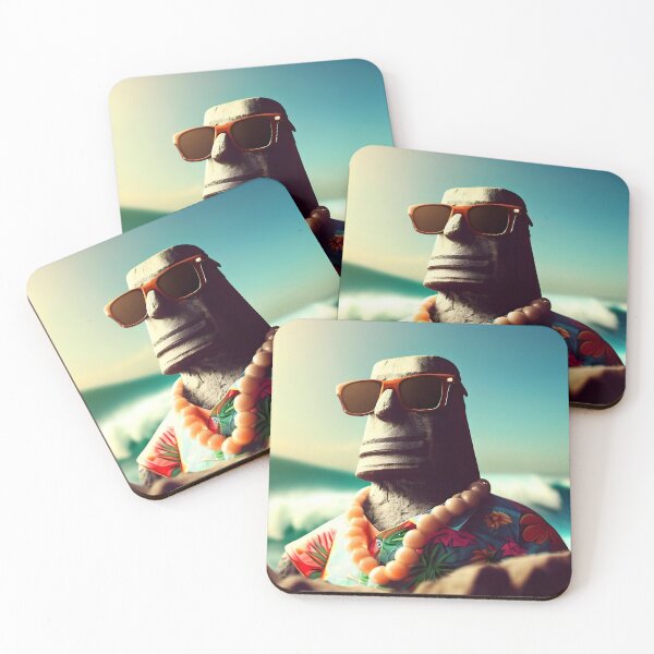 Item preview, Easter Island Getaway designed and sold by GokaiRedbubble.