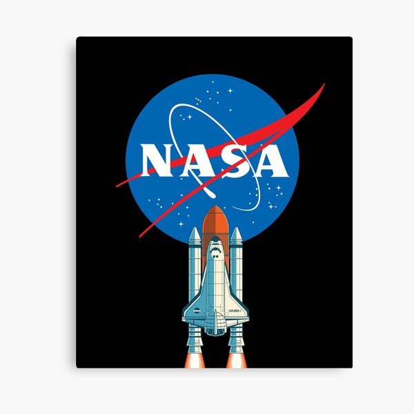 Nasa Logo Canvas Prints Redbubble