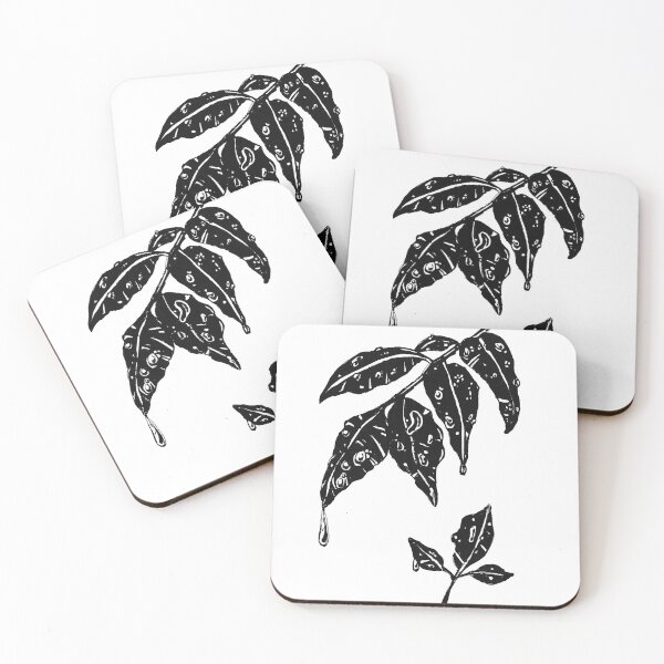 Item preview, Leaves in Black and white designed and sold by eecookart.
