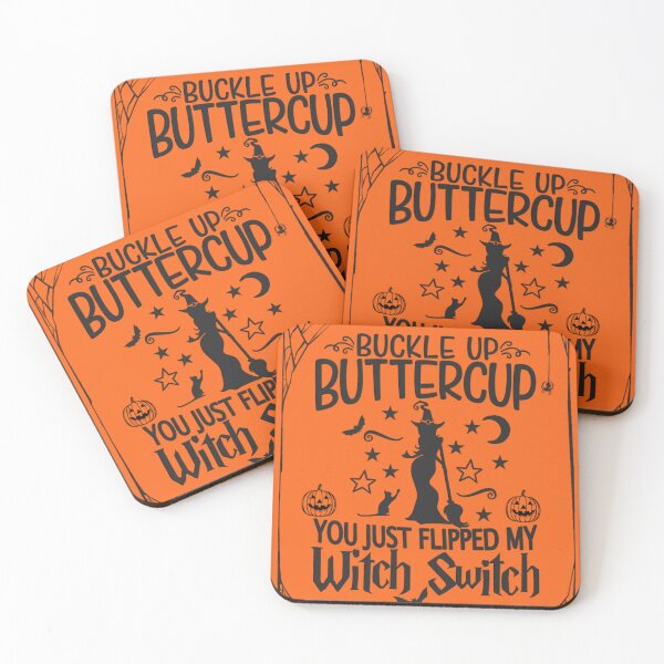Item preview, Buckle Up Buttercup Sassy Halloween Art designed and sold by gleefulme.