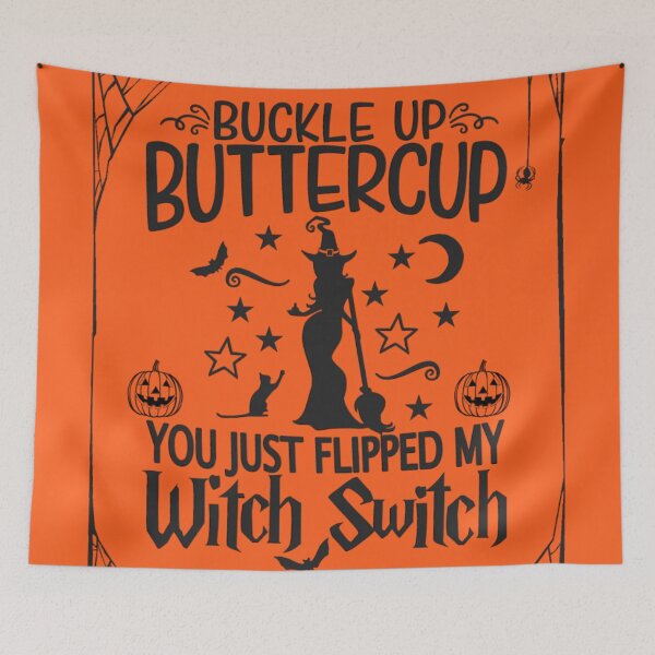 Item preview, Buckle Up Buttercup Sassy Halloween Art designed and sold by gleefulme.