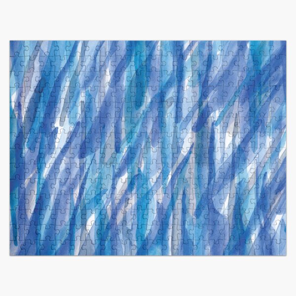 Sweet Blue Winter Rainfall Jigsaw Puzzle