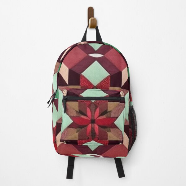 Item preview, Red brown pattern quilt designed and sold by Roxburylane.