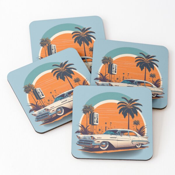 Item preview, 004 Classic Car in California Street designed and sold by Alexis Art Collection.