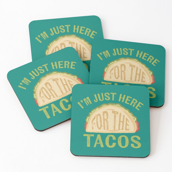 Item preview, Here For The Tacos designed and sold by VibrantPixel.