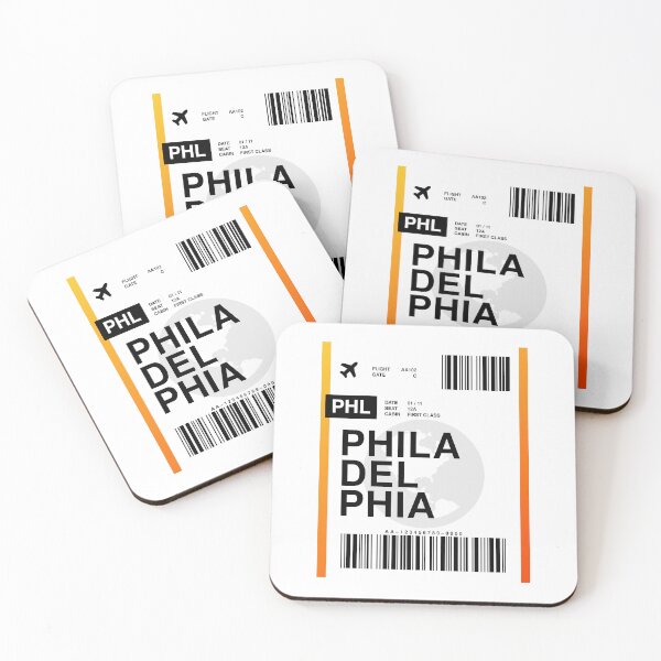 Item preview, Philadelphia Boarding Pass designed and sold by RabbitK.