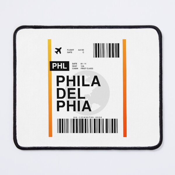 Item preview, Philadelphia Boarding Pass designed and sold by RabbitK.