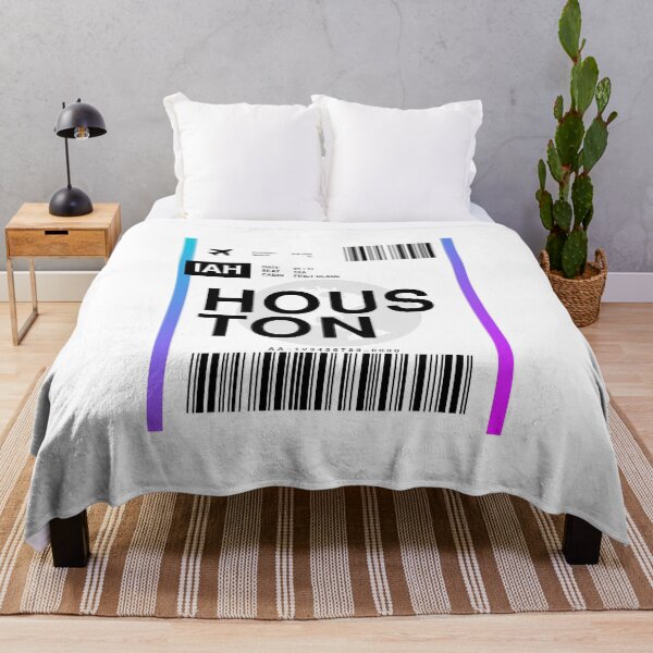 Item preview, Houston Boarding Pass designed and sold by RabbitK.