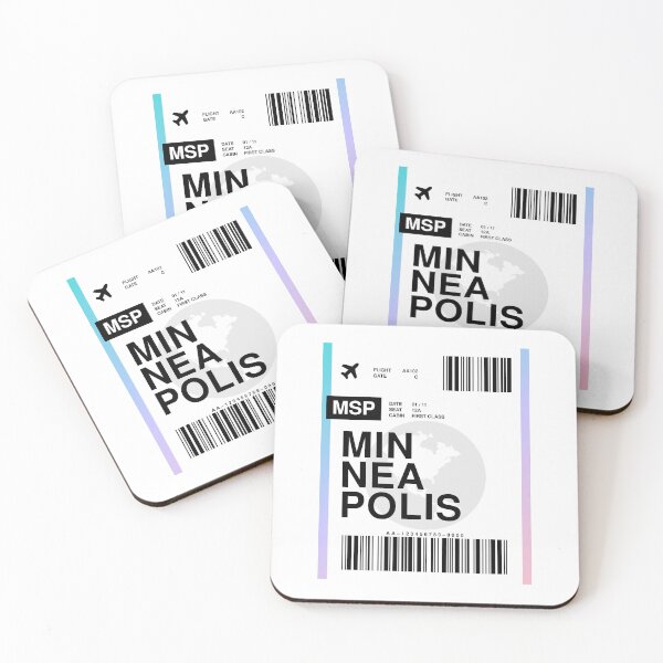 Item preview, Minneapolis Boarding Pass designed and sold by RabbitK.