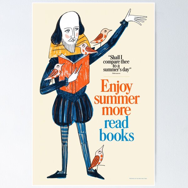 Item preview, Enjoy summer more, read books designed and sold by Vintage8.