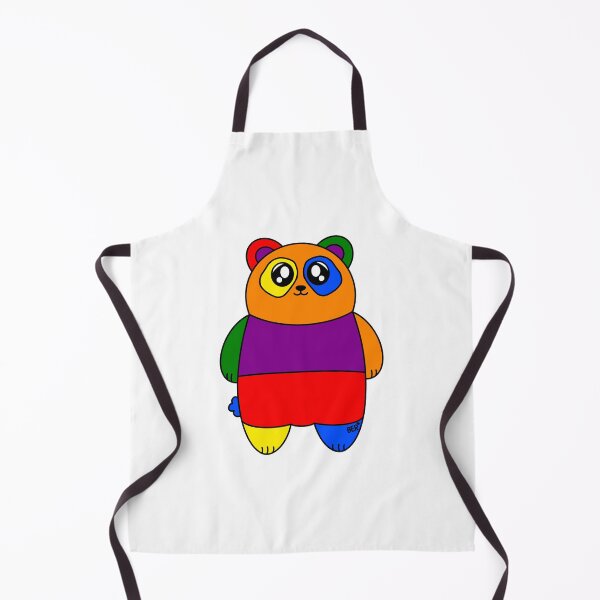 Item preview, LGBTQ+ Rainbow Pride Panda Bear designed and sold by SentABear.