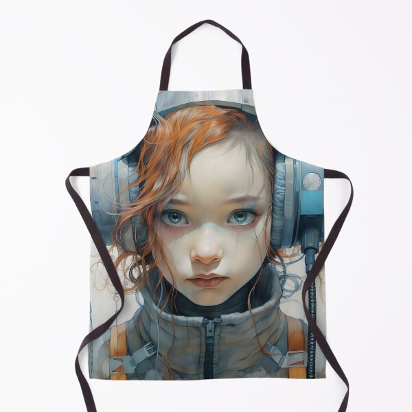 Aperçu de l'œuvre Paysages sonores Cyberpunk : Fille pastel avec des écouteurs créée et vendue par BrioDesign.