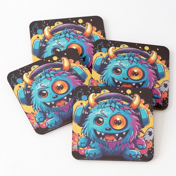 Item preview, Colorful Monster Halloween #5 designed and sold by pantacreation.