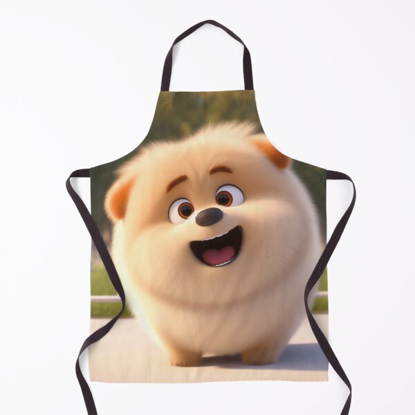 Item preview, fluffy dog designed and sold by AiArtCreations1.