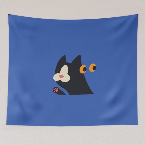 Aperçu de l'œuvre Je m'en fiche - Les yeux sortent du chat noir créée et vendue par sleepycharis.