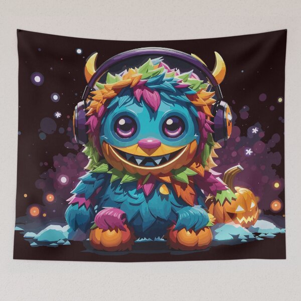Item preview, Colorful Monster Halloween #6 designed and sold by pantacreation.