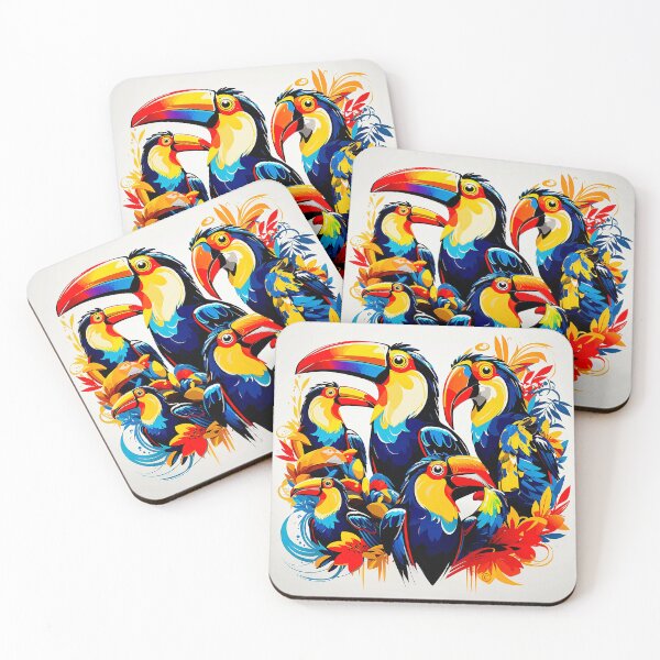 Item preview, Colorful Toucans designed and sold by Berlat Correa.