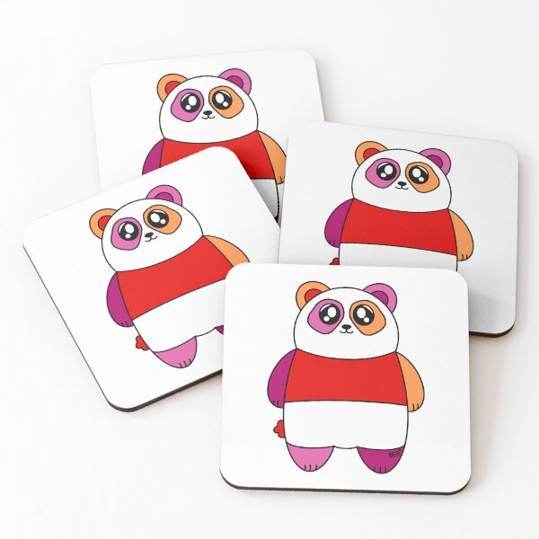 Item preview, Lesbian LGBTQ+ Pride Panda Bear designed and sold by SentABear.