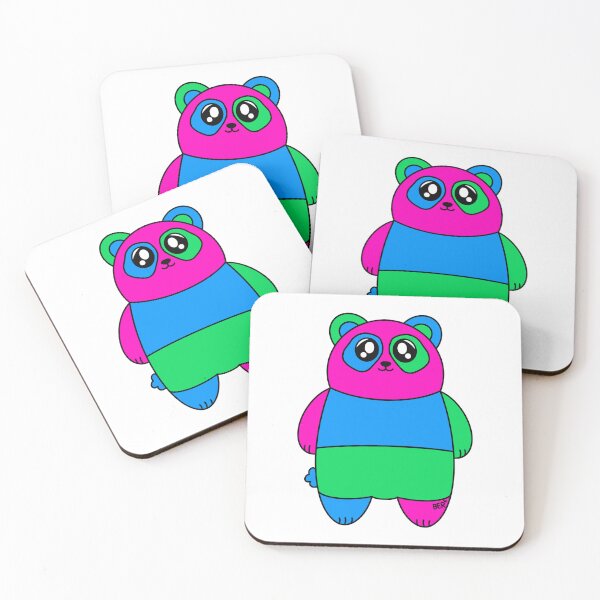 Item preview, Polysexual LGBTQ+ Pride Panda Bear designed and sold by SentABear.