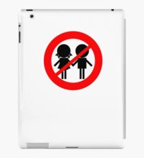 cute couple funny t-shirt iPad Case/Skin