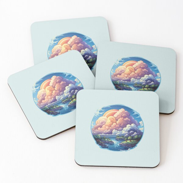 Item preview, Majestic Sunset Cloudscape Over Serene Waterscape designed and sold by kualio.