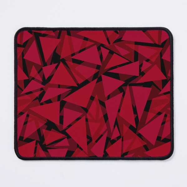 Item preview, Red geometric modern polygonal pattern designed and sold by fuzzyfox.