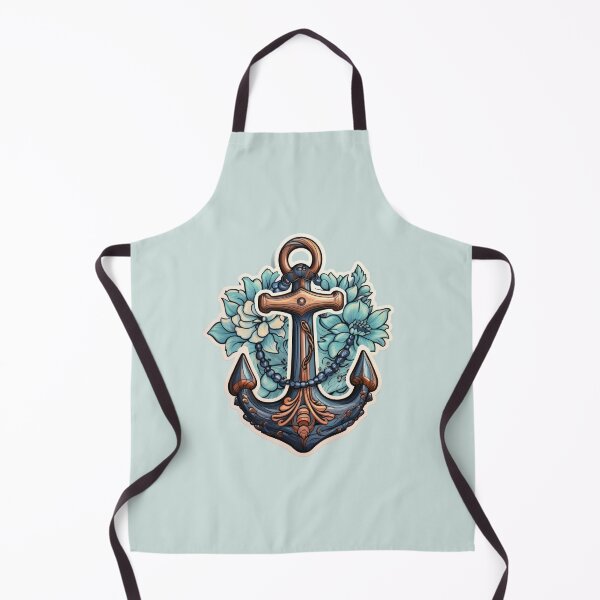 Item preview, Nautical Anchor & Floral Fusion Design designed and sold by kualio.