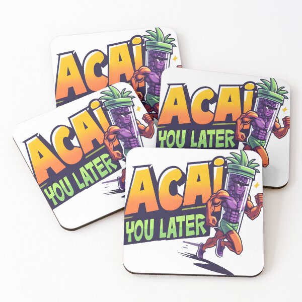 Item preview, Acai You Later - A Fun and Healthy Design for Smoothie Lovers designed and sold by alaa-mously.