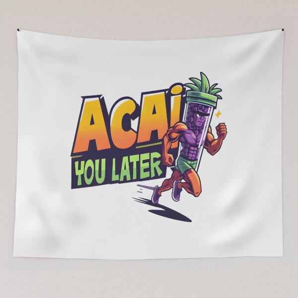 Item preview, Acai You Later - A Fun and Healthy Design for Smoothie Lovers designed and sold by alaa-mously.