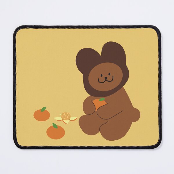 Item preview, Brown Bear Peeling Orange designed and sold by sleepycharis.
